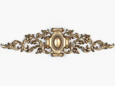 Crown decor for cnc 3D print model