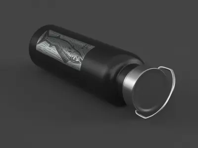 Water Bottle 3D model