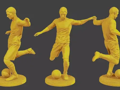 Soccer Player SP 002 3D print model