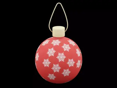 Christmas Ball Low-poly 3D model purchase