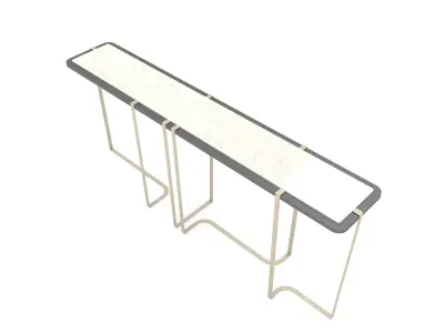 modern design coffee table Low-poly 3D model