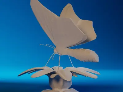Butterfly 3D print model buy