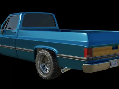 Chevrolet 3D car  Low-poly 3D model