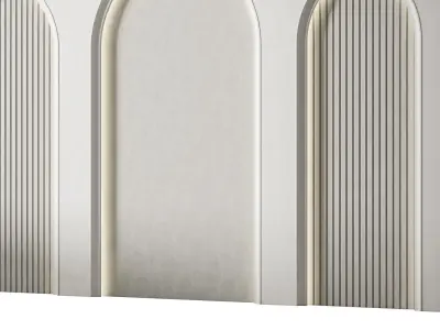 Arch 04  Arabic Wall Decor 3D model