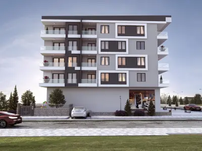  High quality exterior model taken with 3D max and corona Free 3D model