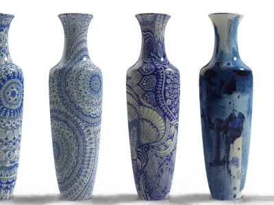 Porcelain Vase 3D model