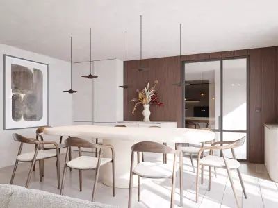 Modern Appartment scene 3D model