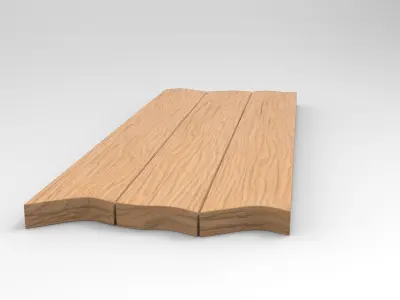 Otoro Tray Low-poly 3D model
