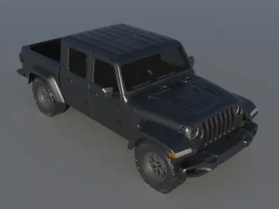 Jeep Gladiator 3D print model