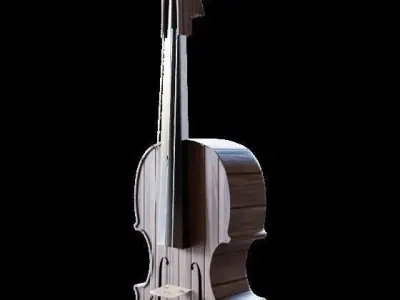 Violin Low-poly 3D model