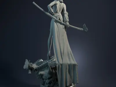 Katana Girl 3D print model