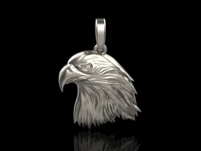 eagle pendant  model 336 3D print model