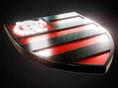 Clube De Regatas Do Flamengo logo - Cinematic - 3D print 3D model