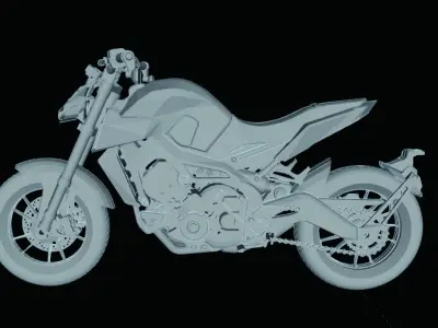 Yamaha Mt09 3D print model