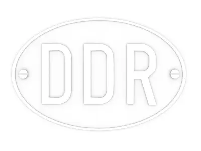 GDR Plate Free 3D model