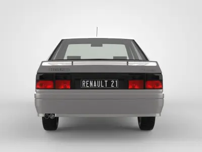 1988 Renault 21 Turbo 3D model