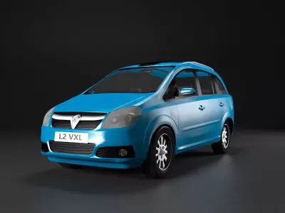  Vauxhall Zafira 2005 3D model