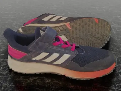 ADIDAS FAITO KIDS 3D SHOES Low-poly 3D model