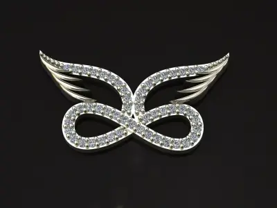 Infinity Butterfly Free 3D print model
