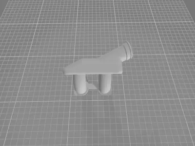 mazda rotary 13b efi intake manifold 3D model