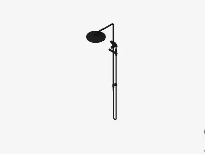 Shower - Twin - Luxury - I Care Low-poly 3D model