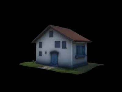 Luxury Fashionable Design  Home 3d Render 3D model