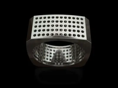 Minimalistic ring V2 3D print model