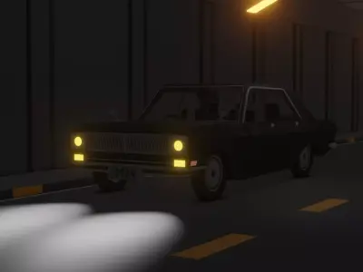 Low Poly Volga M24 by Its Nameless Low-poly 3D model