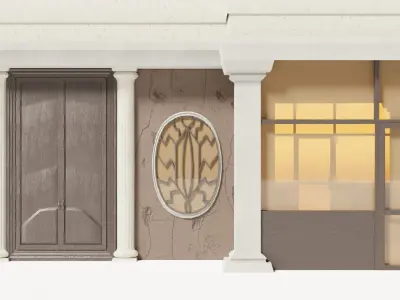 19th Century Building Type 1 3D model