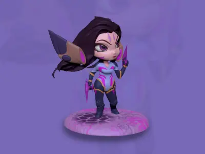 Chibi Kaisa 3D print model