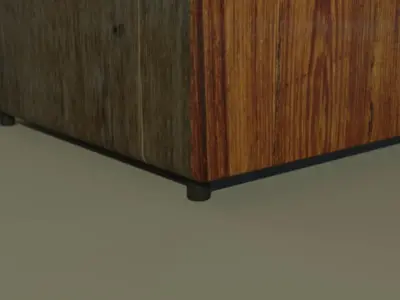 Cajon wooden box Free 3D model