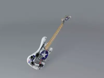 Kramer US Air Force Guitar Free 3D model