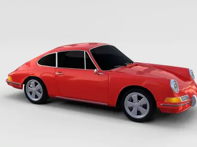 1964 Porsche 911 rev 3D model