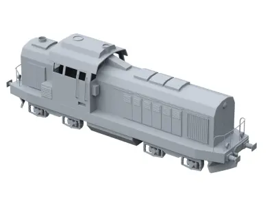 Diesel Hydraulic Locomotive 3D model