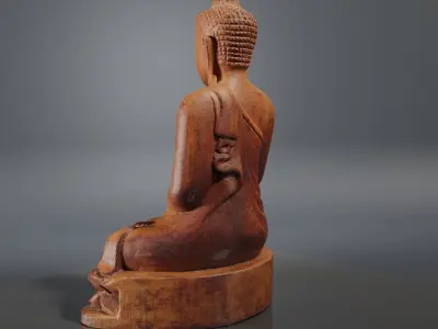 Buddha Statuette 3D model