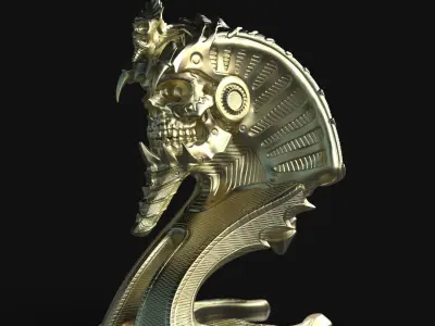 Pharaon Bust II 3D print model