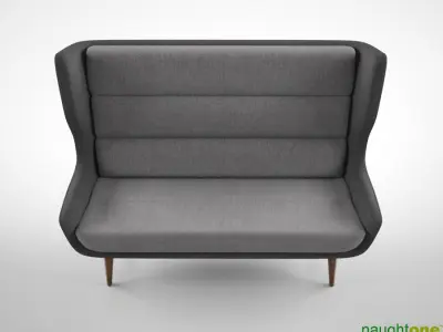 Naughtone Hush Sofa 3D model