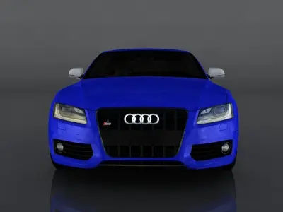 Audi S5 Low-poly 3D model