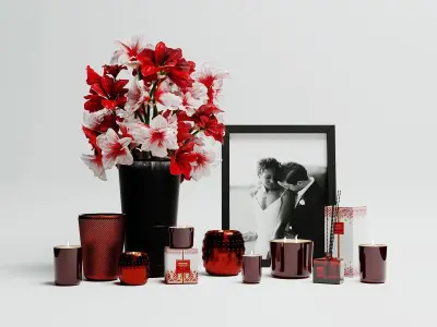 Decorative set 05 3D model