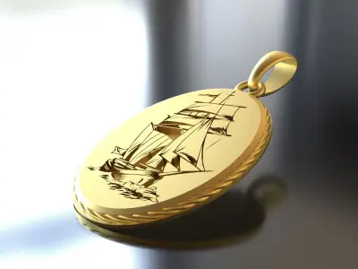 pendant vessel 3D print model
