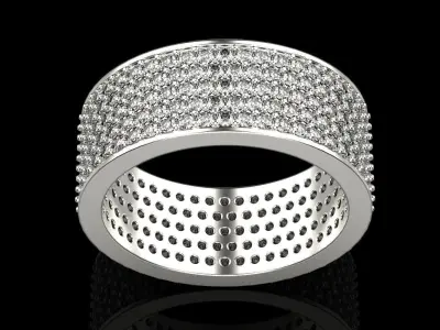 Wedding ring 8 3D print model