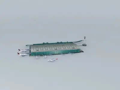 Heathrow airport Free 3D model
