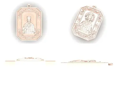 Pendant od 41 religion  3D print model