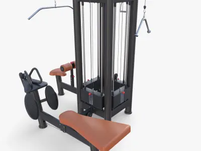4 Multi station jungle machine v1 3D model