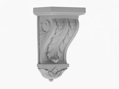 Scroll Corbel 39 3D model
