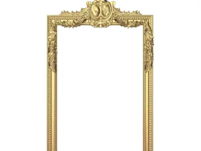 Carved Picture Frame 3D model 26