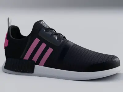 adidas NMD R1 Low-poly 3D model