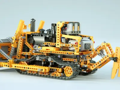 LEGO Motorized Bulldozer 3D model
