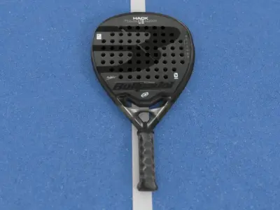 Padel - Sport Paddle racket - BullPadel Hack ltd edition Low-poly 3D model