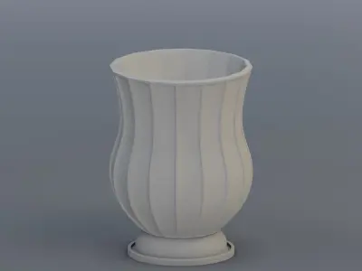 Garden urn planter55 3D model
